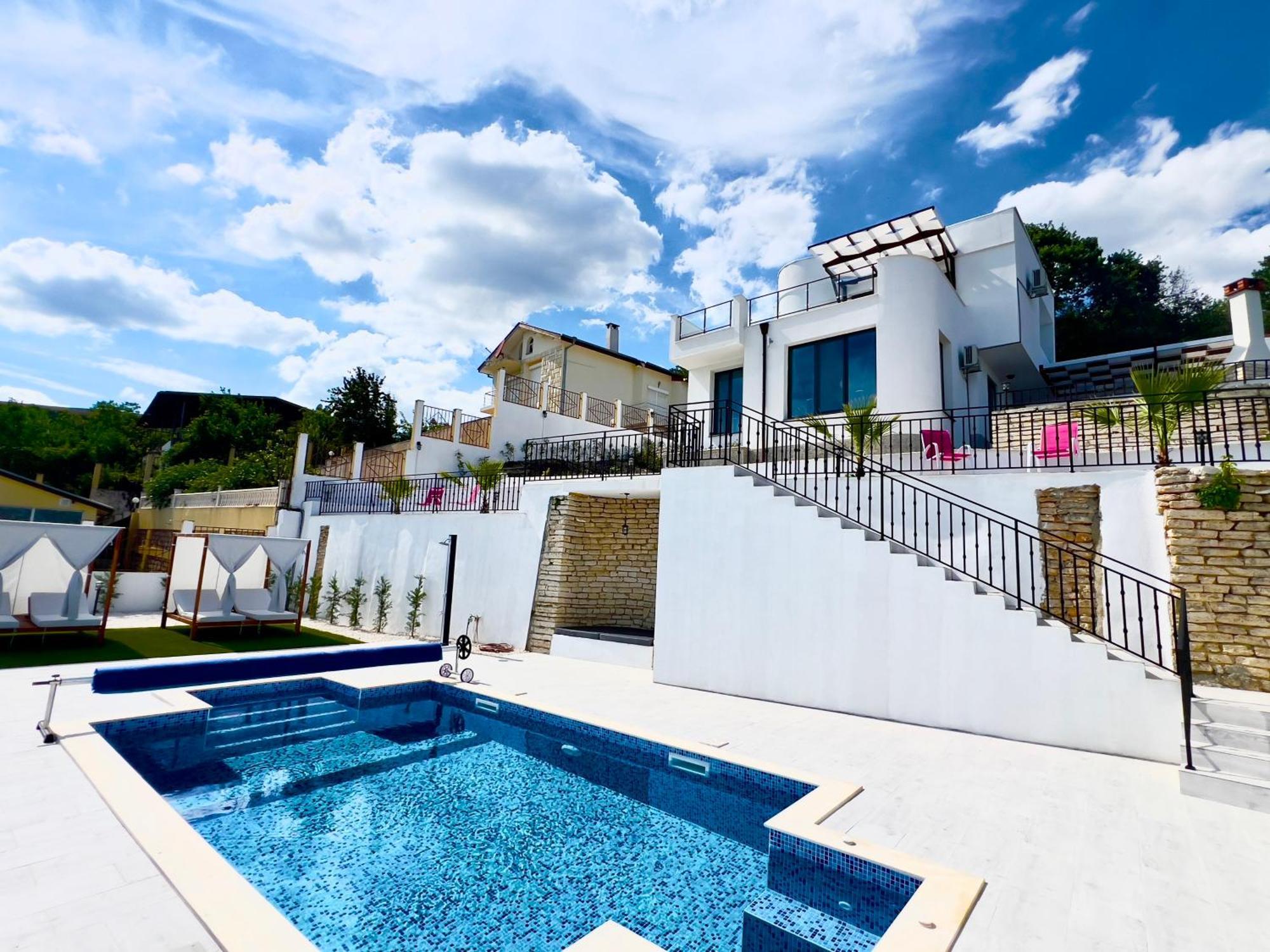 The White Pearl Boutique Villa بالشيك المظهر الخارجي الصورة