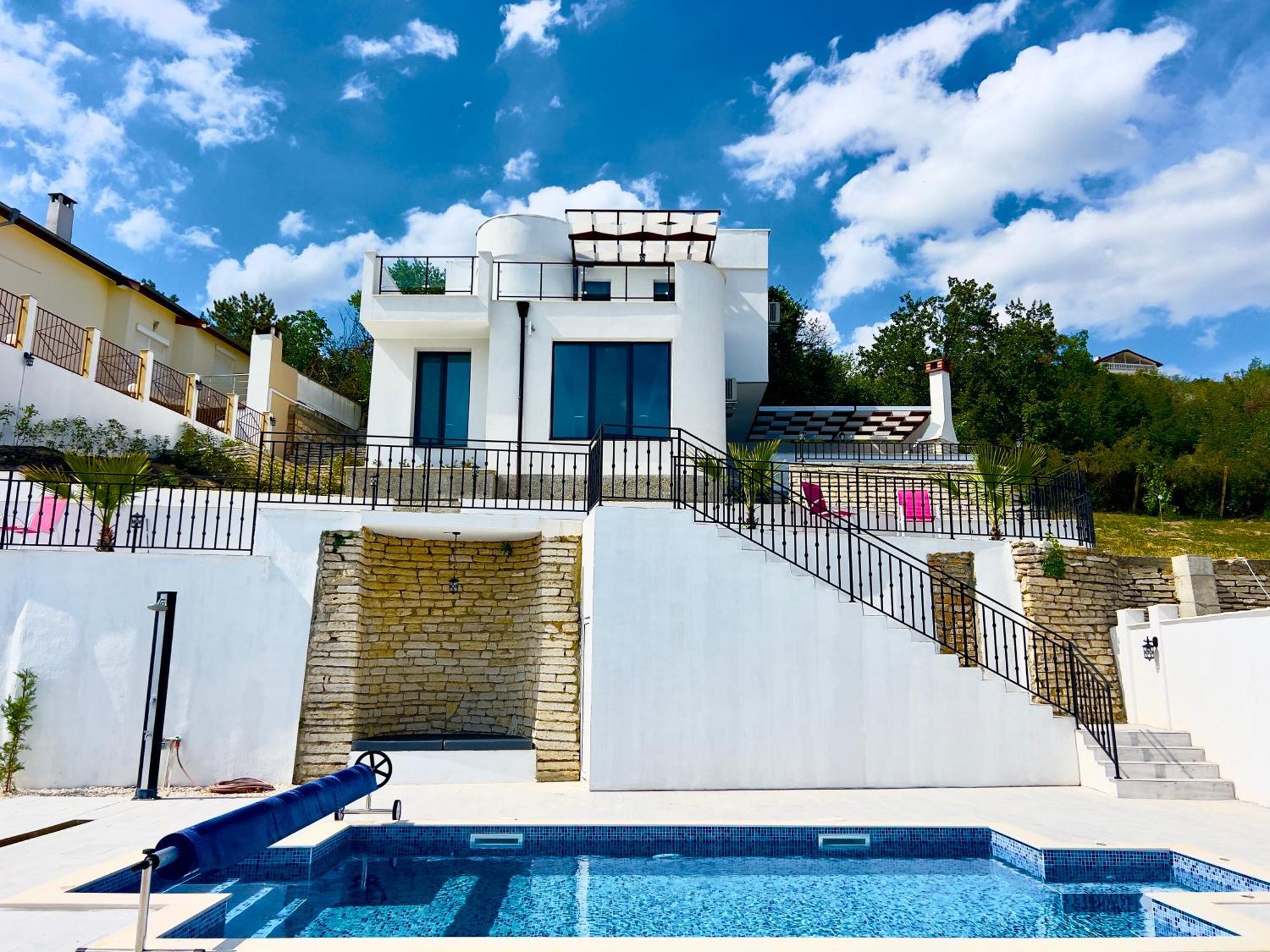 The White Pearl Boutique Villa بالشيك المظهر الخارجي الصورة